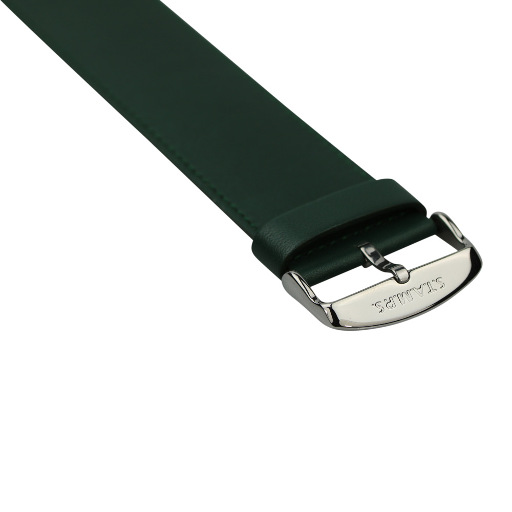 S.T.A.M.P.S Armband – Wechselarmband Für S.T.A.M.P.S Uhren, 22,5 Cm Länge, 3 Cm Breite, Veganes Leder