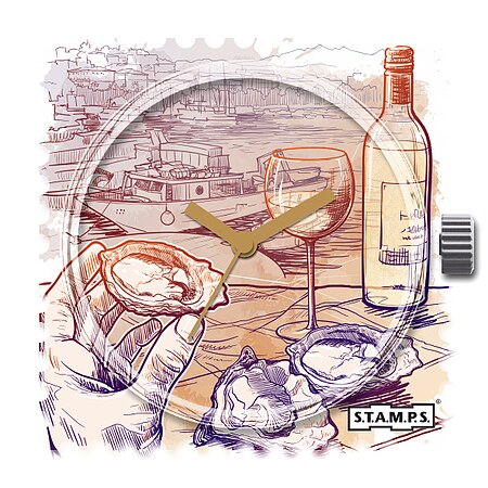 Bild 1 - S.T.A.M.P.S. - Uhrenmotiv Cancale