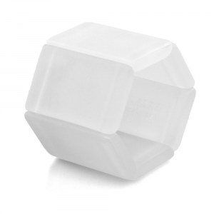 S.T.A.M.P.S. - Armband Belta Basic Frozen White/ transparent mattiert