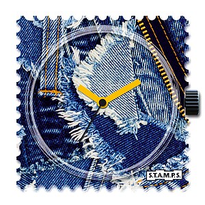 S.T.A.M.P.S. - Uhrenmotiv Jeans